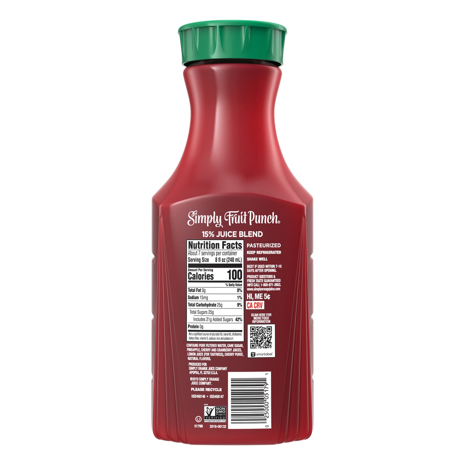 Simply All Natural Fruit Punch Juice, 1-ct.