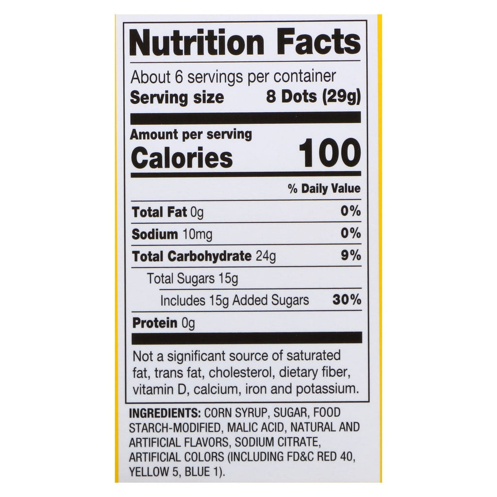 Dots Assorted Fruit-Flavored Gumdrops, 6.5-oz. Boxes