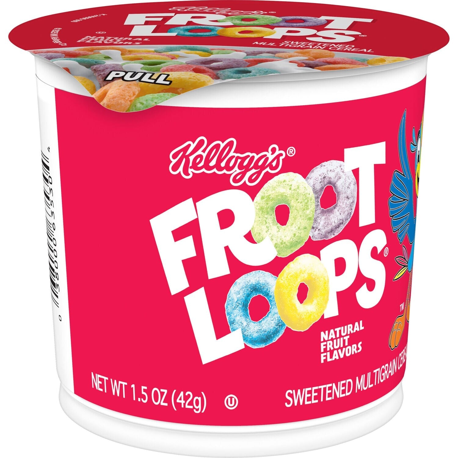 Kellogg's Froot Loops Breakfast Cereal Cup, 1-ct.