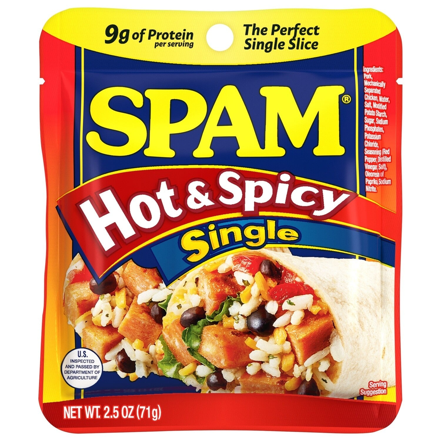 Spam Hot &amp; Spicy Single, 1-ct.