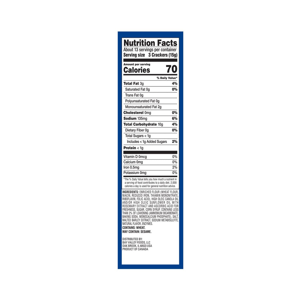 Monet Original Entertainment Crackers, 7 oz. Pack