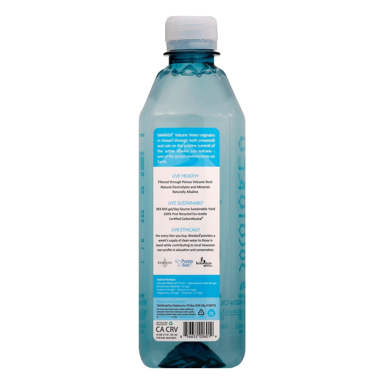 Waiakea Hawaiian Volcanic Water, 1-ct.