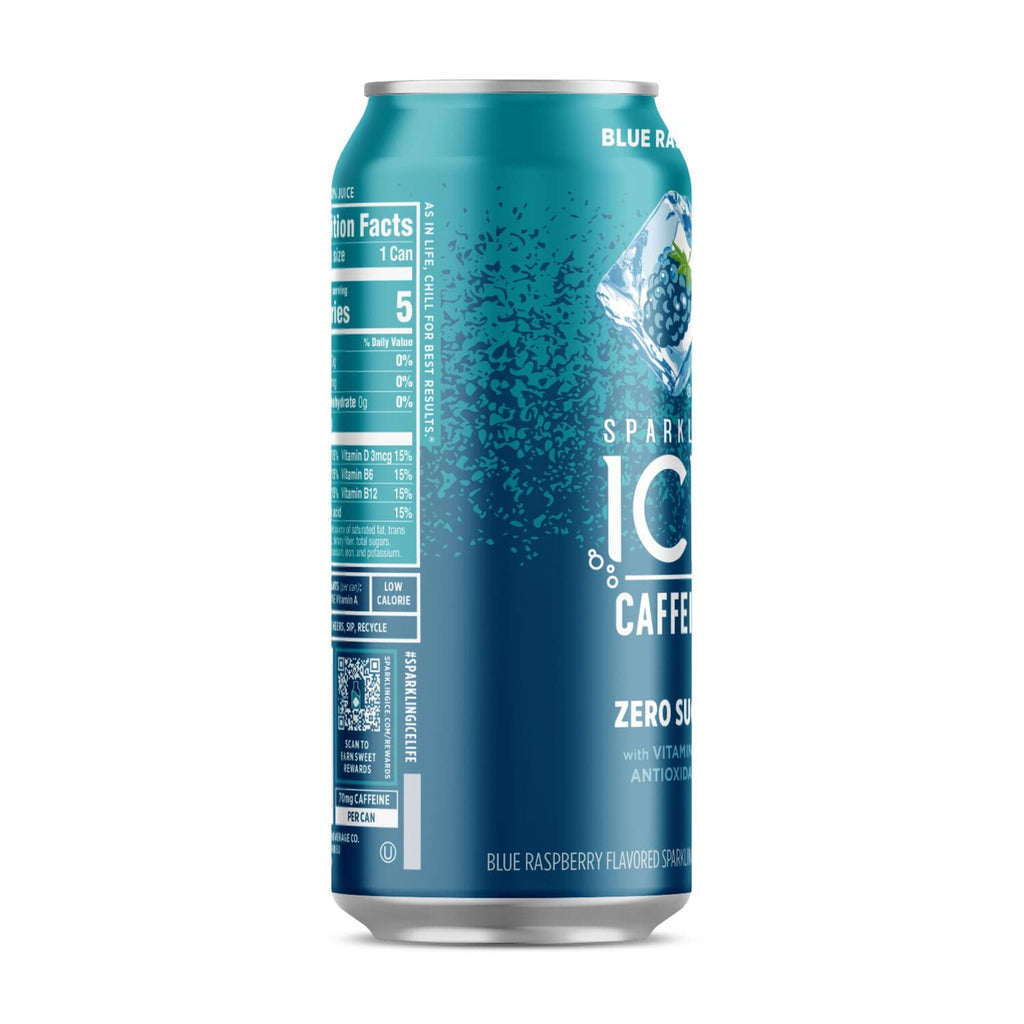 Sparkling Ice ধí½º⧞ Zero Sugar - Blue Raspberry Sparkling Water, 16 oz.