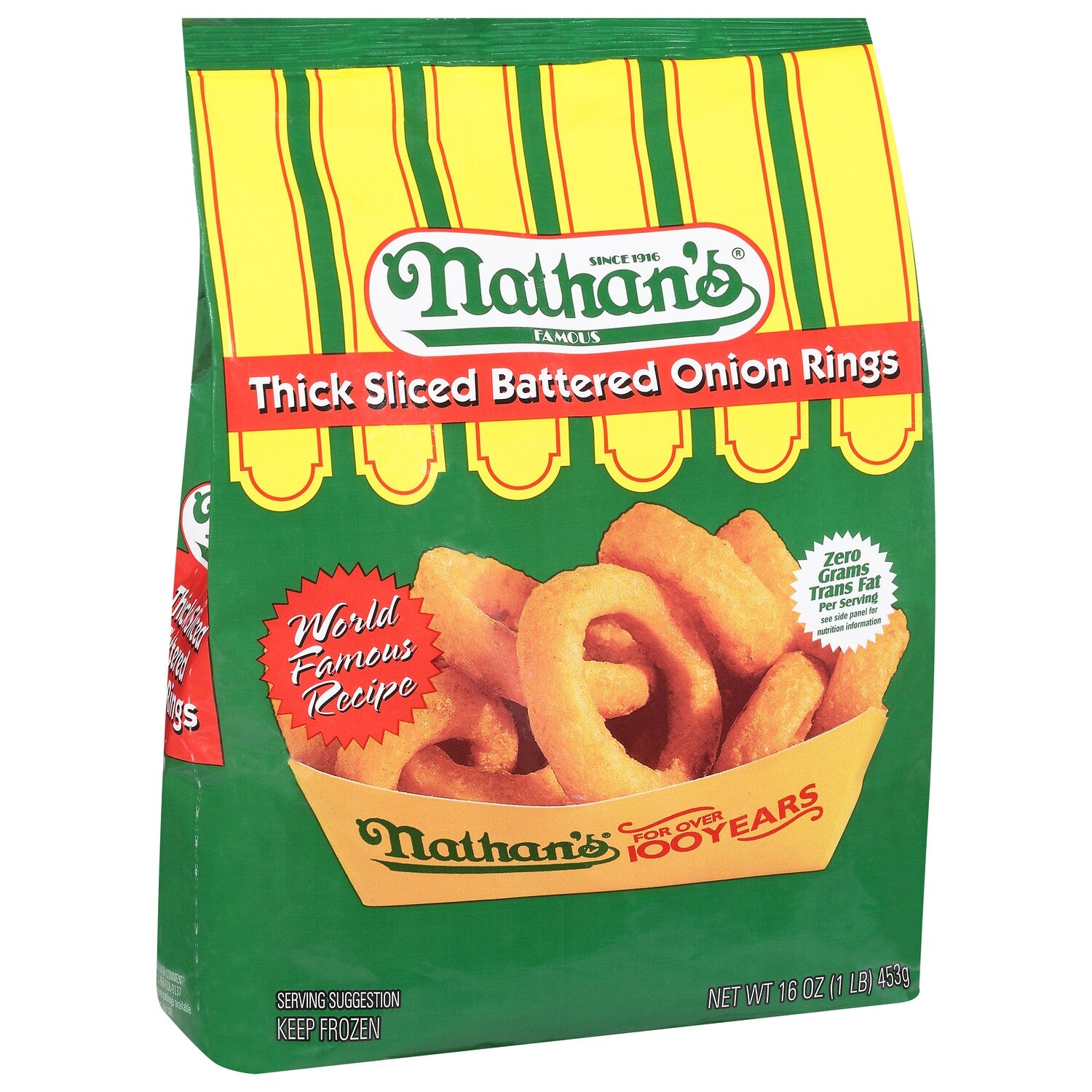 Lamb Weston Nathan's Famous Onion Rings, 16 oz.