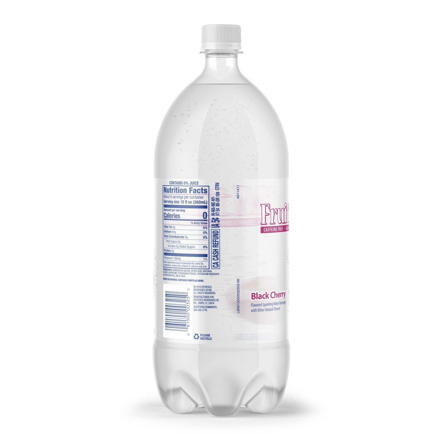 Fruit Mist Sparkling Black Cherry Water, 2-L. Bottles