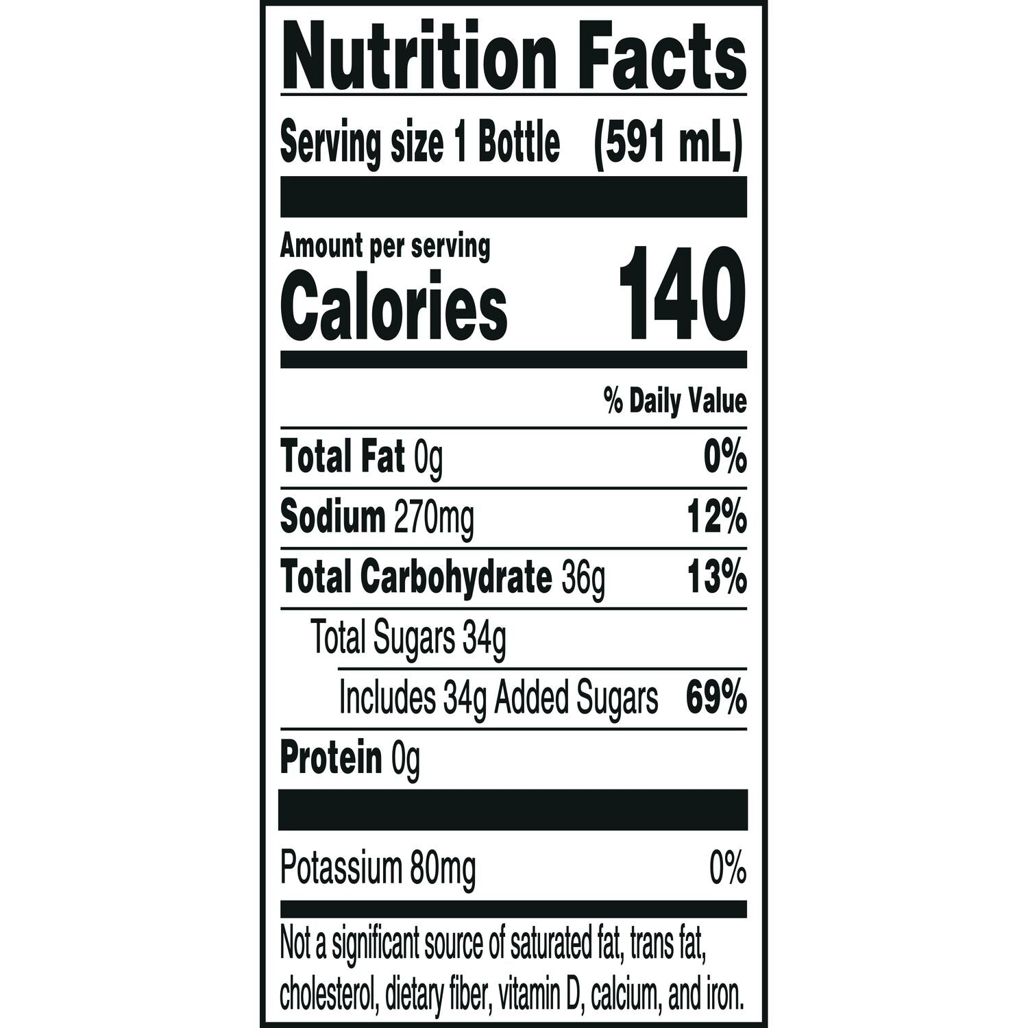 Gatorade Thirst Quencher Fruit Punch Flavored Sports Drink, 1-ct.