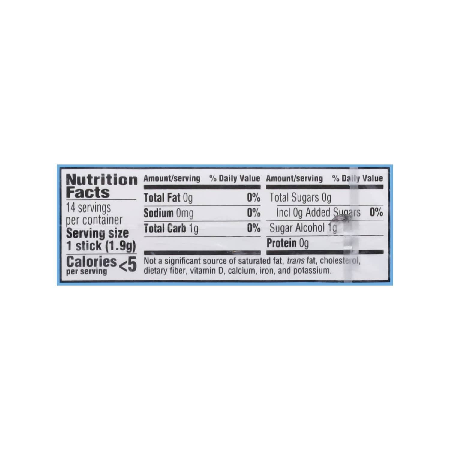 Trident Milt Bliss Sugar Free Gum, 14-pc Pack.