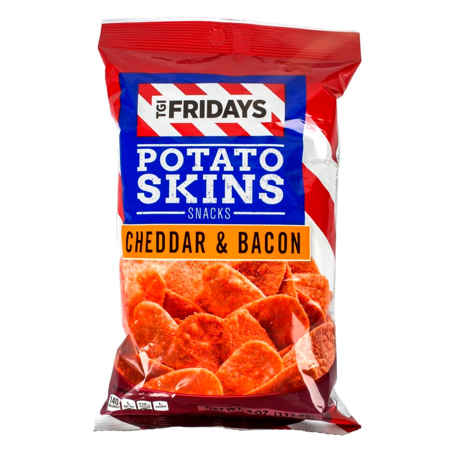 T.G.I. Fridays Cheddar &amp; Bacon Potato Skins Snacks, 4.0-oz.