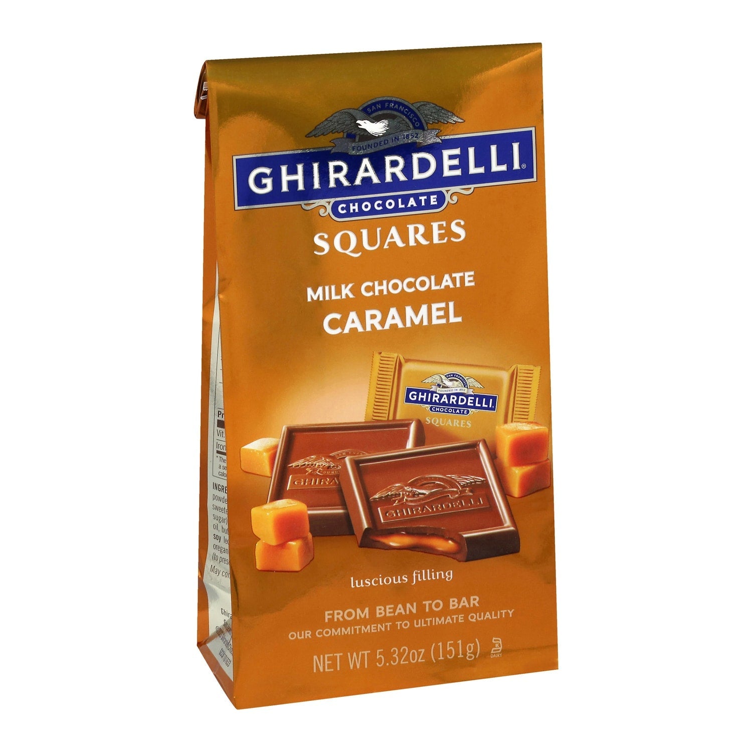 Ghirardelli Milk Chocolate Caramel Squares, 1-ct.