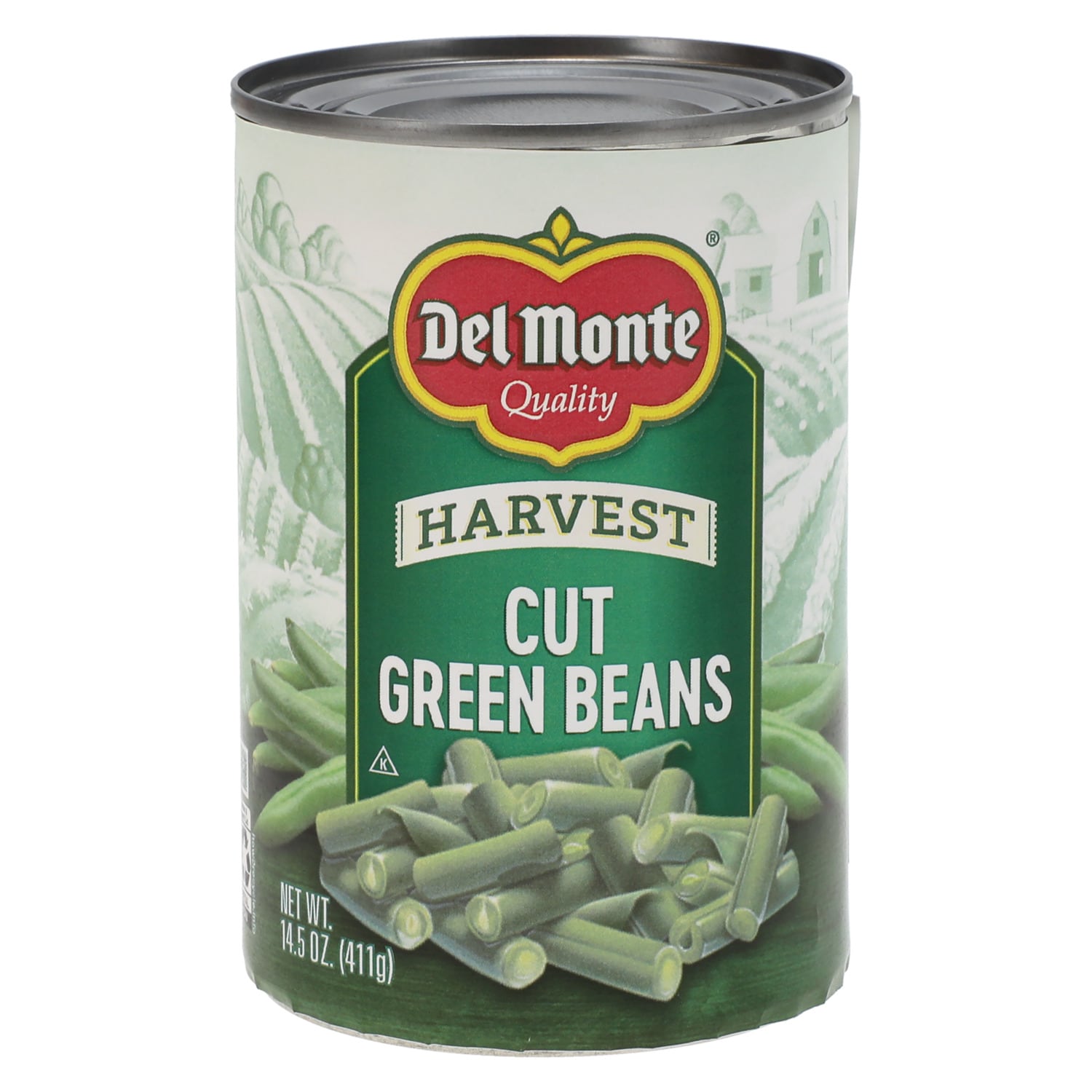 Del Monte Harvest Cut Green Beans, 14.5 oz. Can