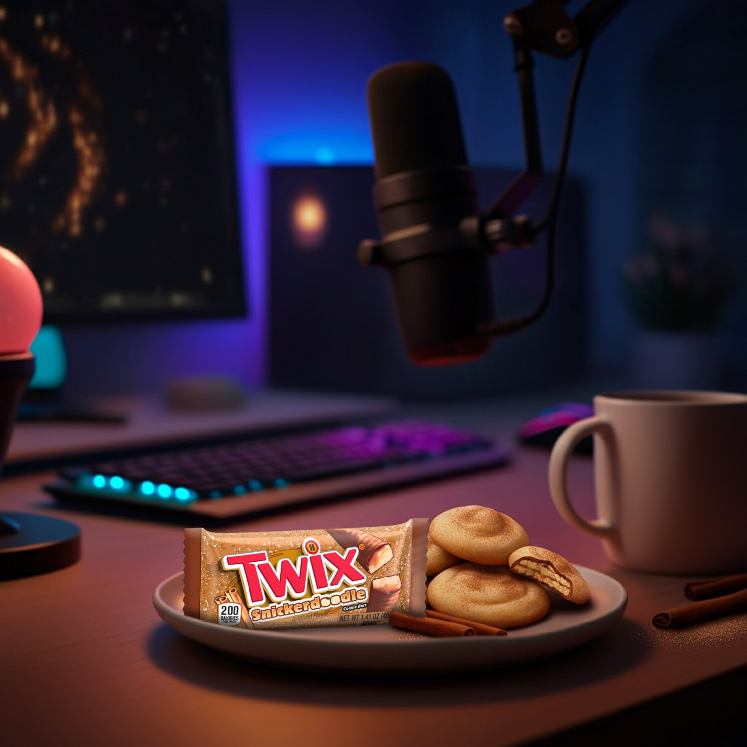 Twix Snickerdoodle Chocolate Candy Bar, 2-pc Pack.