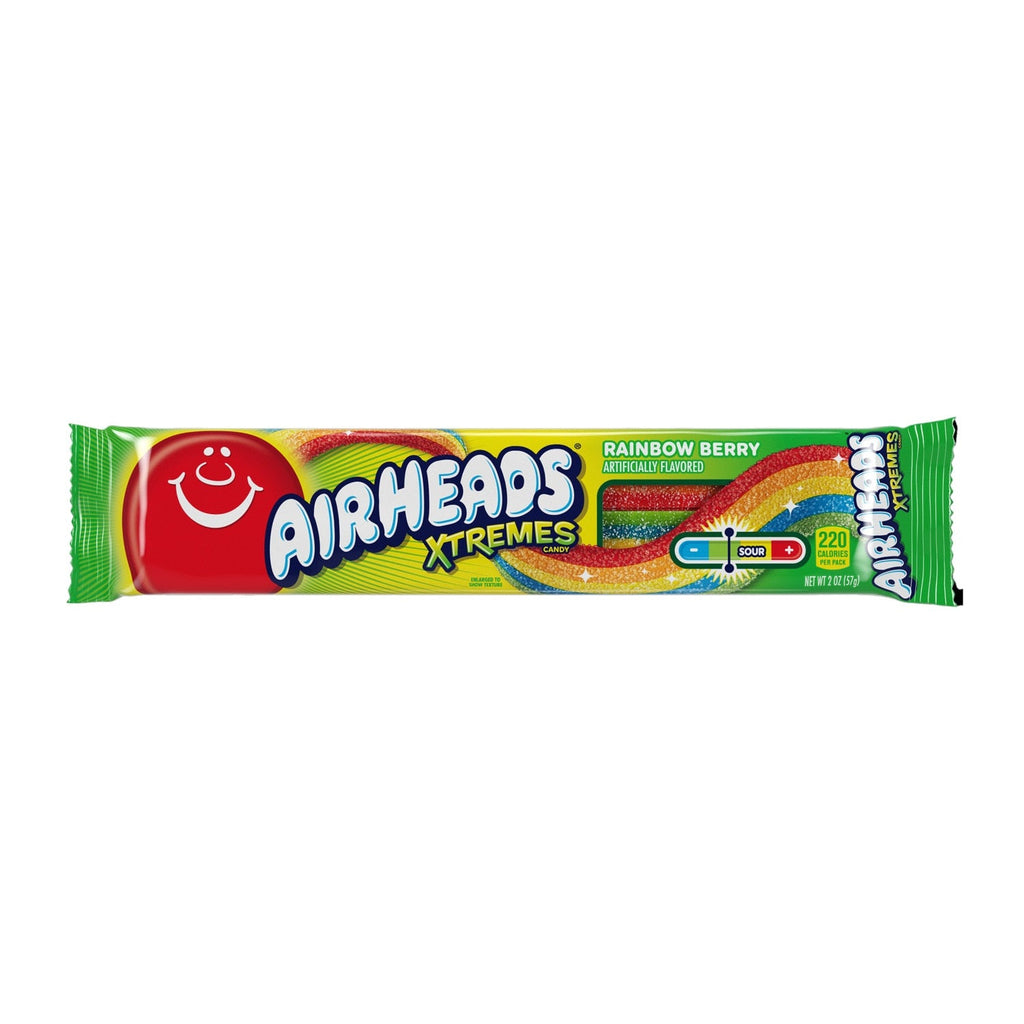 Airheads Xtremes Rainbow Berry Belts, 2 oz. Pack