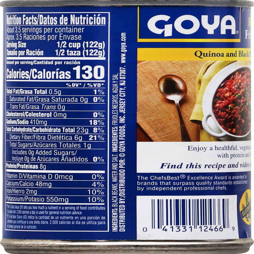 Goya Black Beans, 15.5-oz. Cans