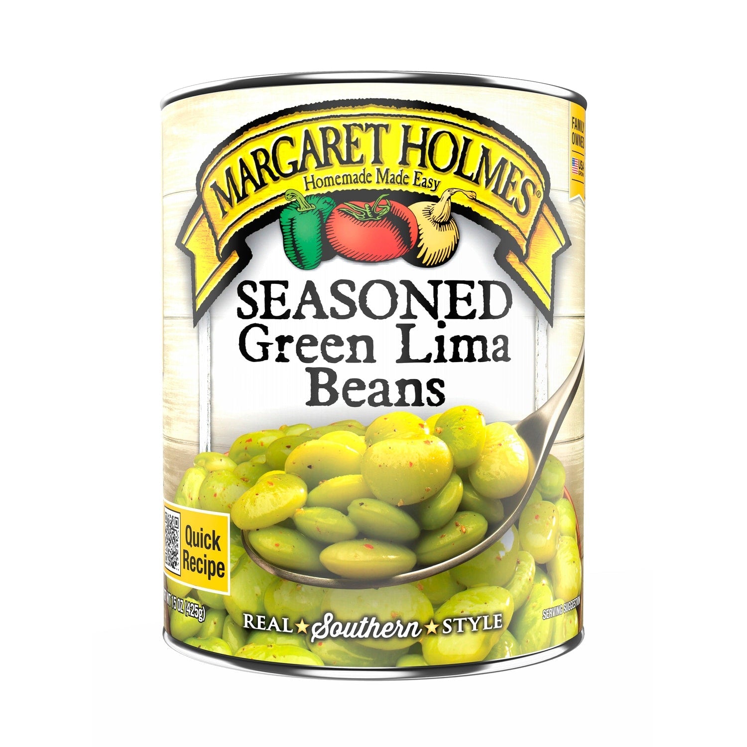 Margaret Holmes Seasoned Green Lima Beans, 1-ct.
