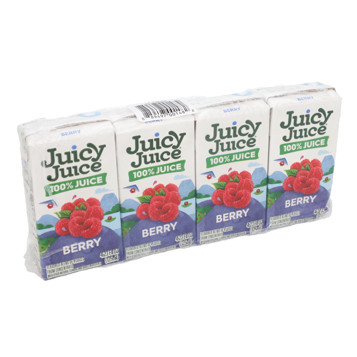 Juicy Juice Berry Flavored Drink, 4-pc Pack.