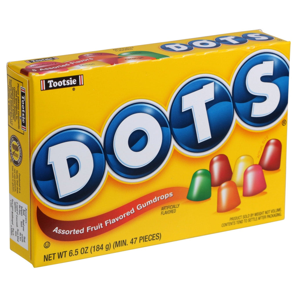 Dots Assorted Fruit-Flavored Gumdrops, 6.5-oz. Boxes