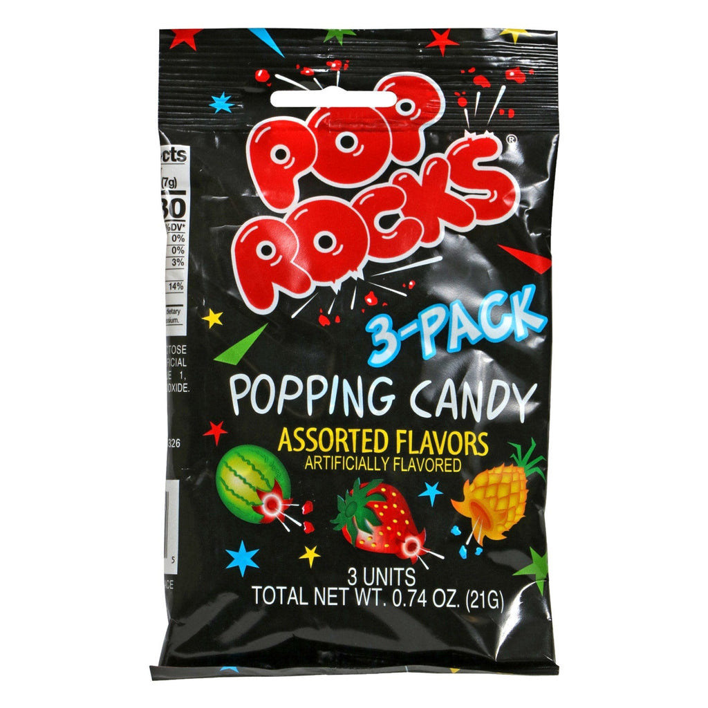 Pop Rocks Sugar Candy, 3-ct. Packs