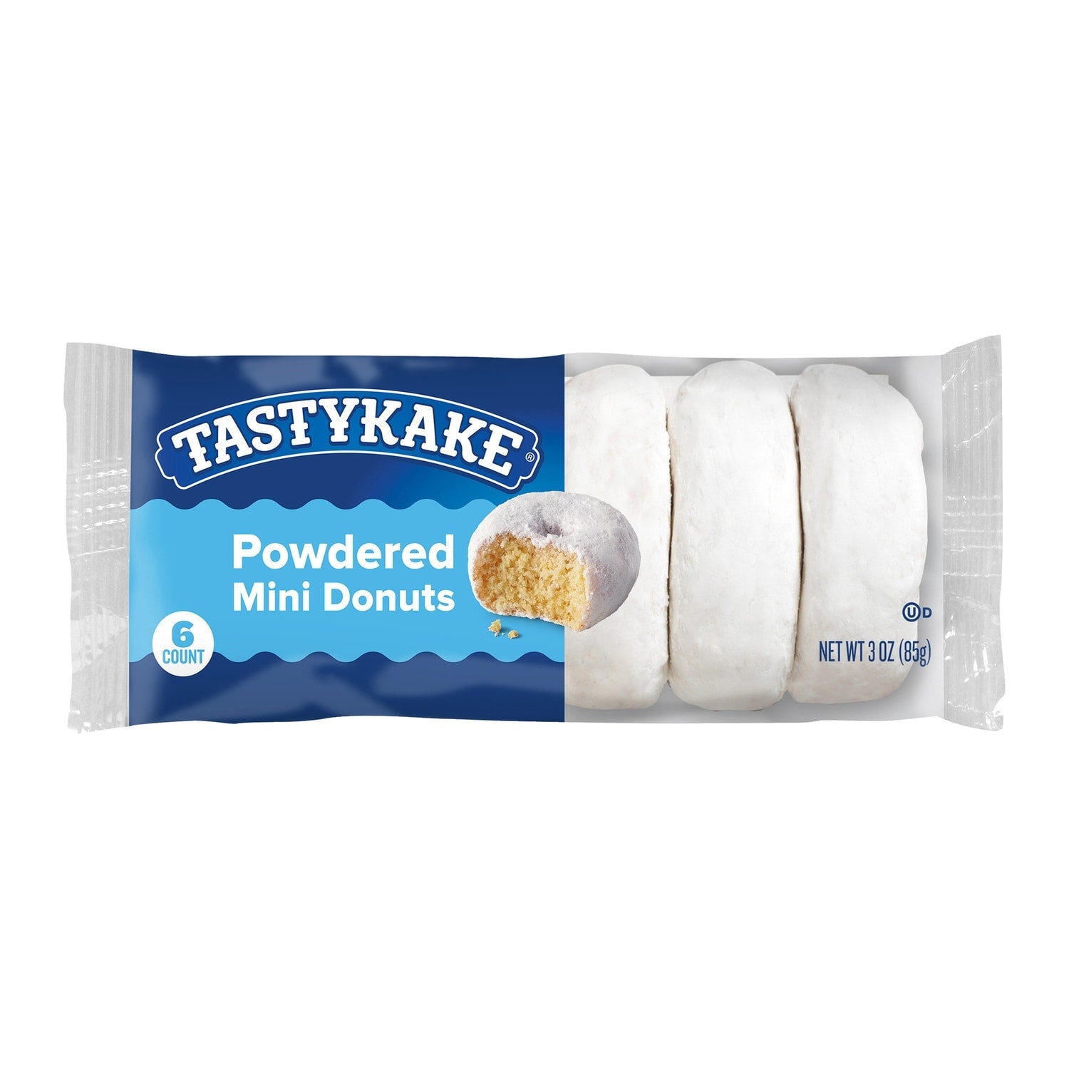 Tastykake Powdered Mini Donuts, 6-pc Pack.