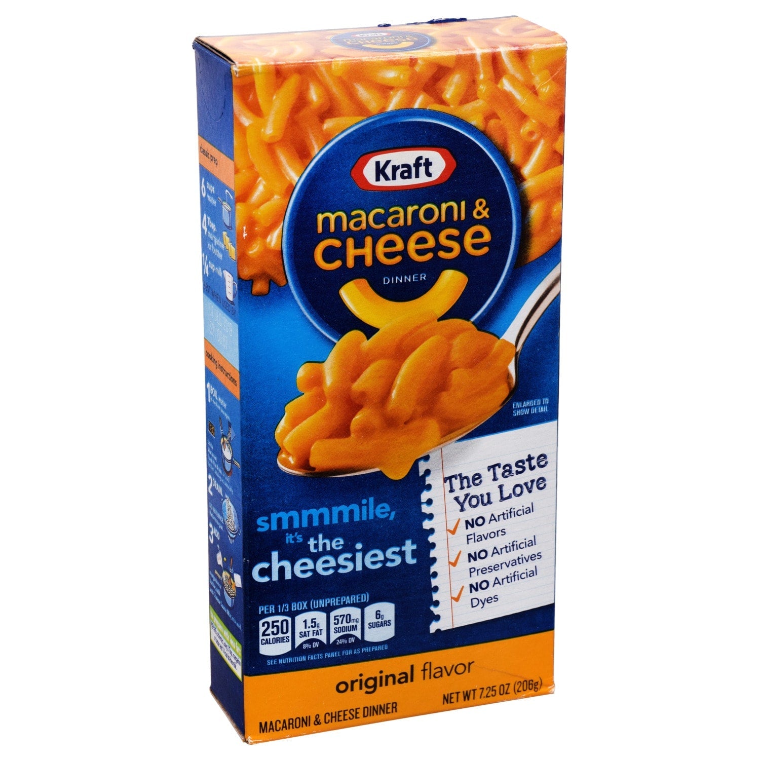 Kraft Mac &amp; Cheese Dinners, 7.25 oz. Boxes