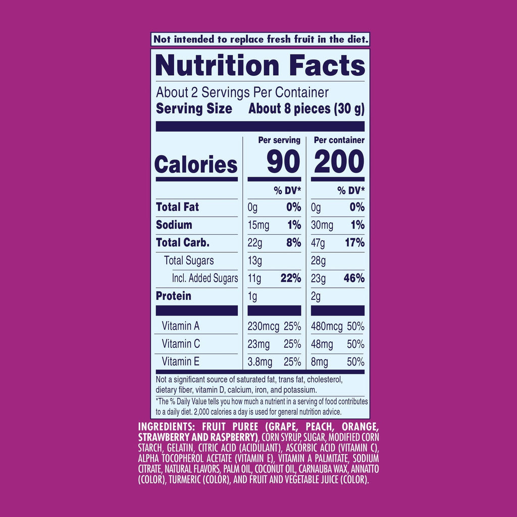 Welchâs Juicefuls Fruit Snacks - Mixed Fruit, 2.25-oz. Bags