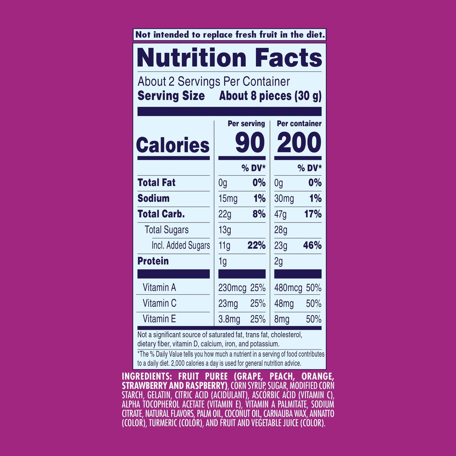 Welchâs Juicefuls Fruit Snacks - Mixed Fruit, 2.25-oz. Bags
