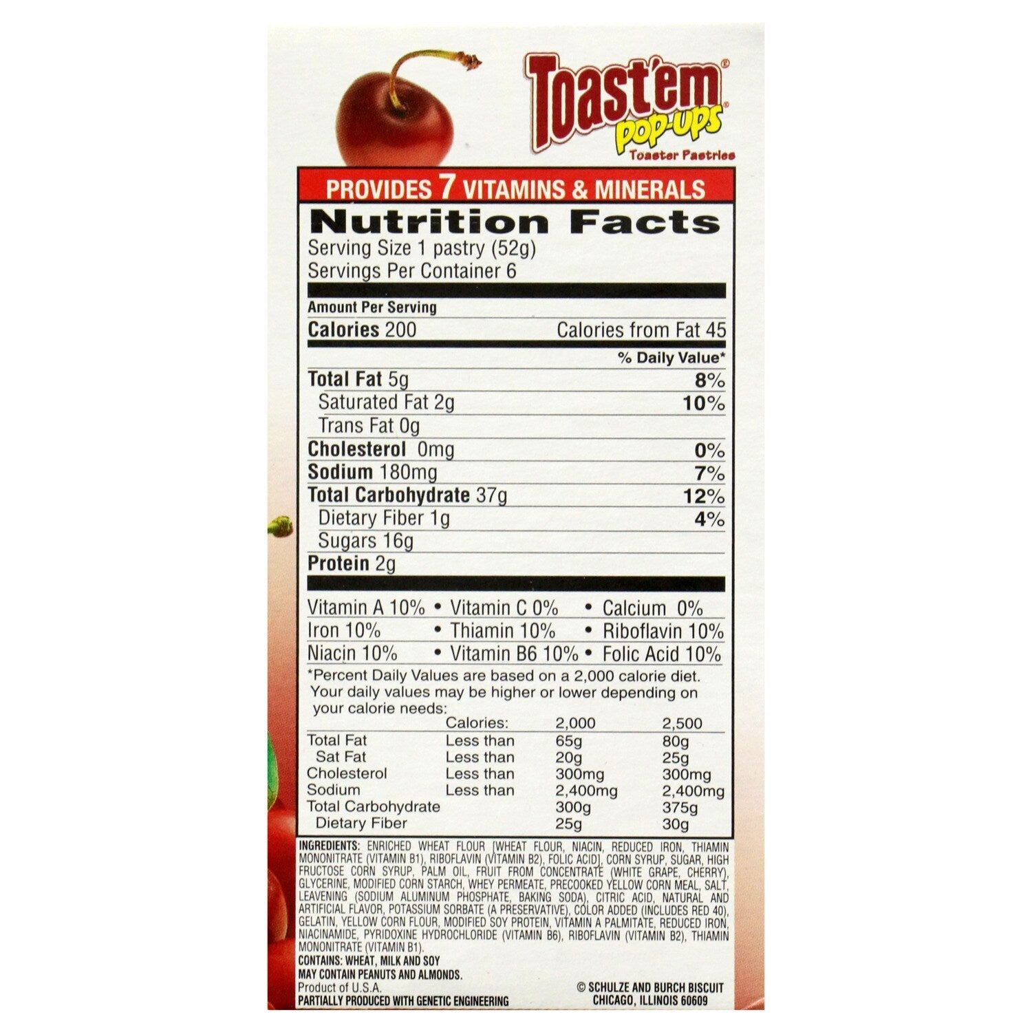 Toast'em Frosted Cherry Pop-Ups, 6-ct. Boxes