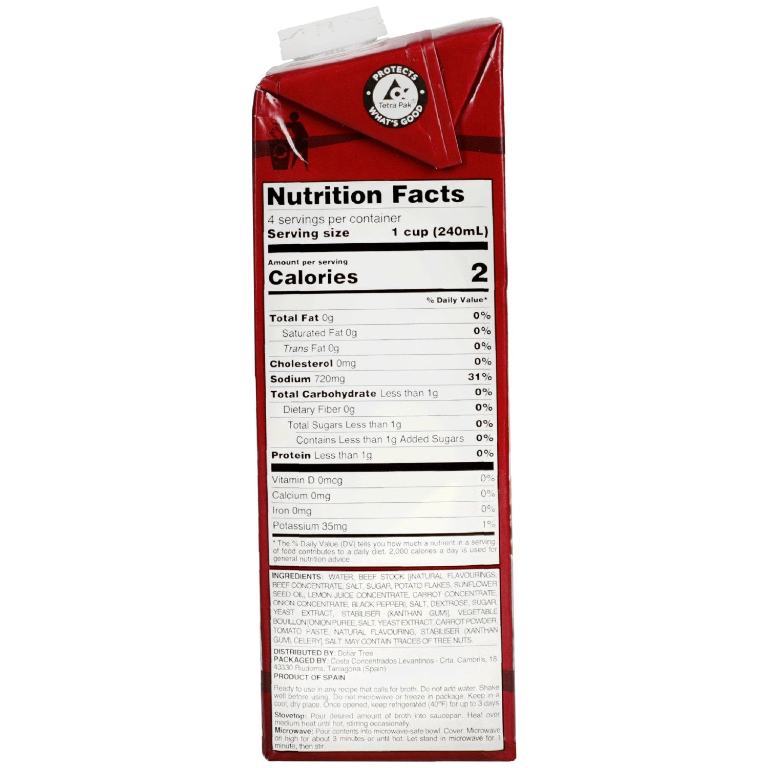 Founder's Street Beef Broth Pack, 1-ct.