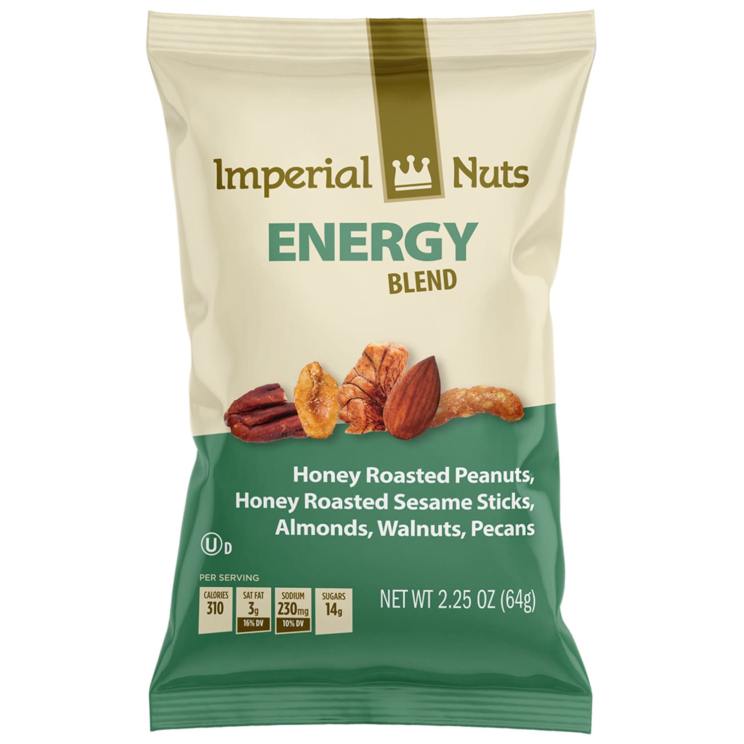 Imperial Nuts Energy Blend Snack Nuts, 2.25-oz.