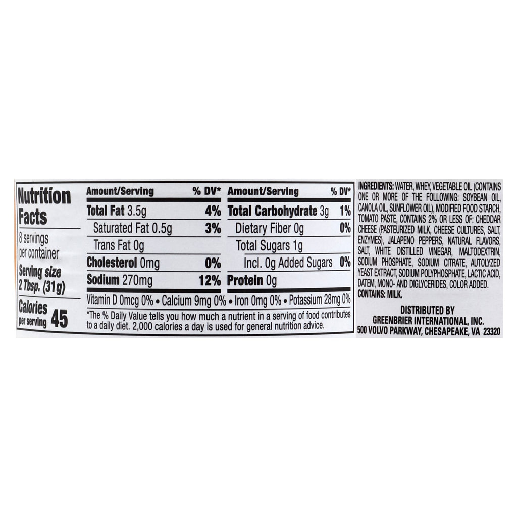 Home Style Select Nacho Cheese Dip, 9 oz. Tubs