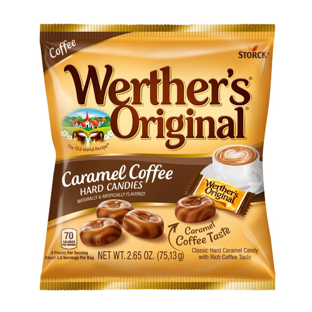 Werther's Caramel Coffee Hard Candies, 2.65-oz. Bags