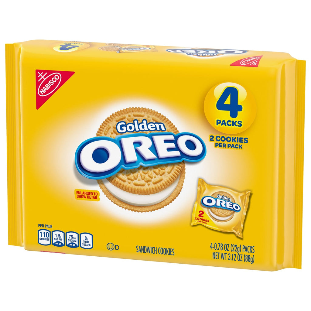 Nabisco Golden Oreo Sandwich Cookies, 3.12 oz.