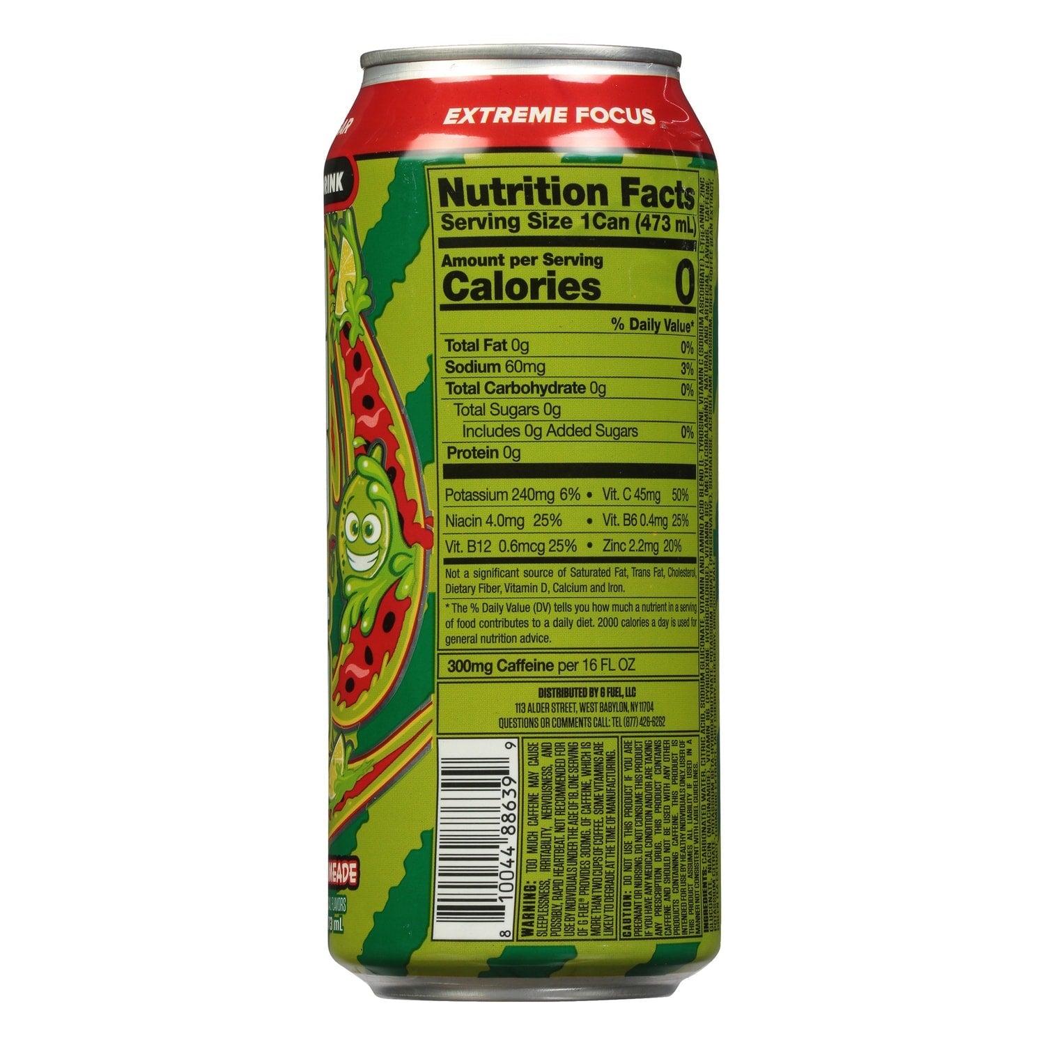 G Fuel Watermelon Limeade Flavored Energy Drink, 1-ct.