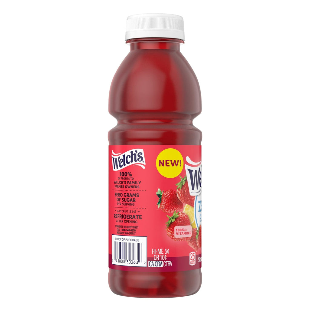 Welch's Zero Sugar Strawberry Flavored Drink, 1-ct.