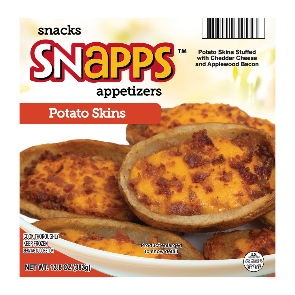 Snapps Potato Skins Appetizer With Cheddar Cheese And Smoked Bacon, 1-ct.