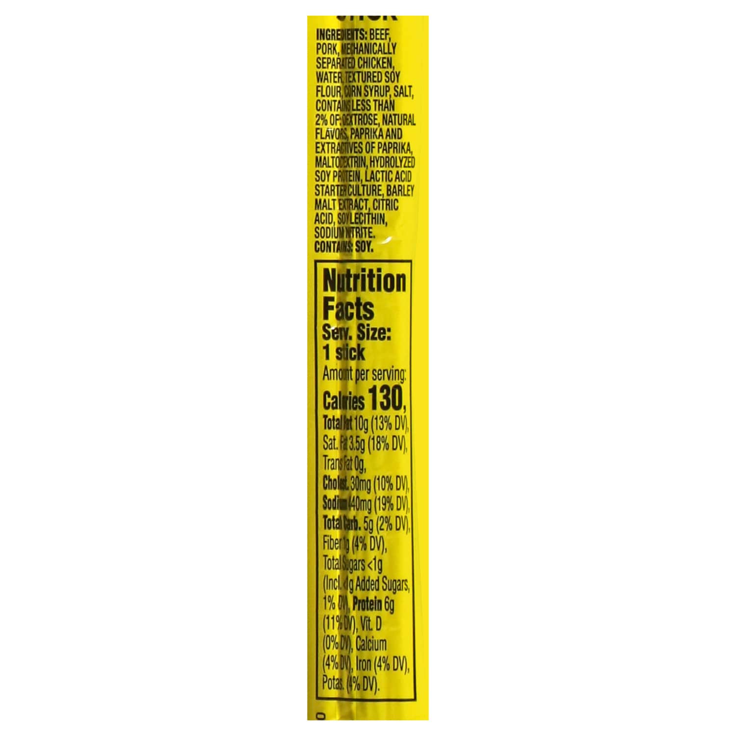 Slim Jim Giant Smoked Meat Sticks, Mild Flavor, 6g Protein Per Stick, 0.97 oz.