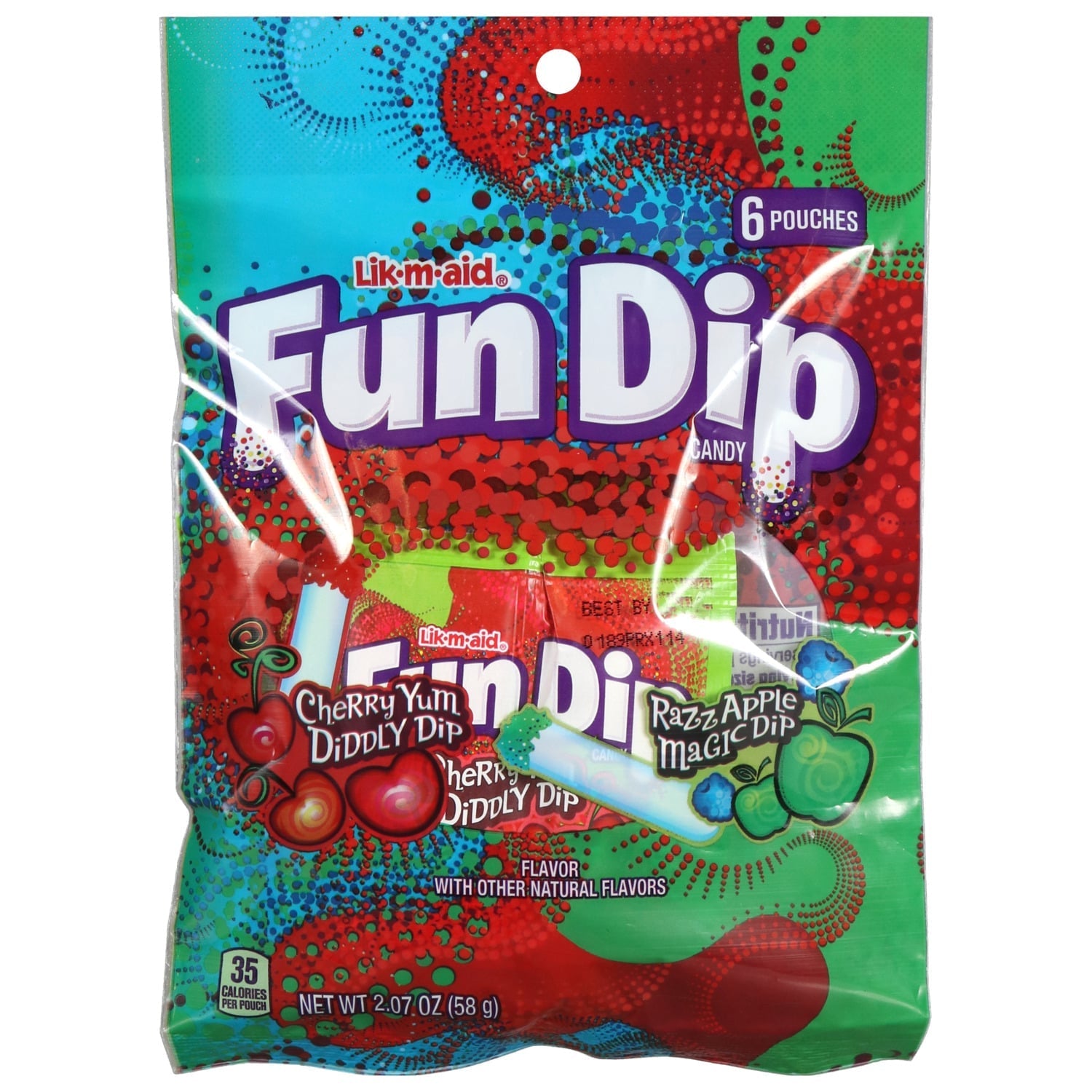 Lik-M-Aid Fun Dip Candy Pouches, 6-ct. Bags