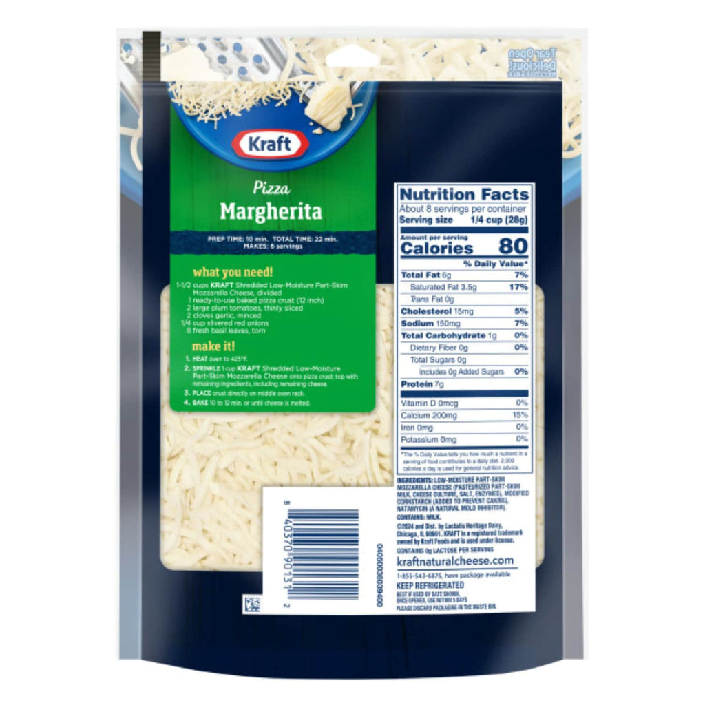 Kraft Natural Cheese Mozzarella Cheese Shreds, 1-ct.