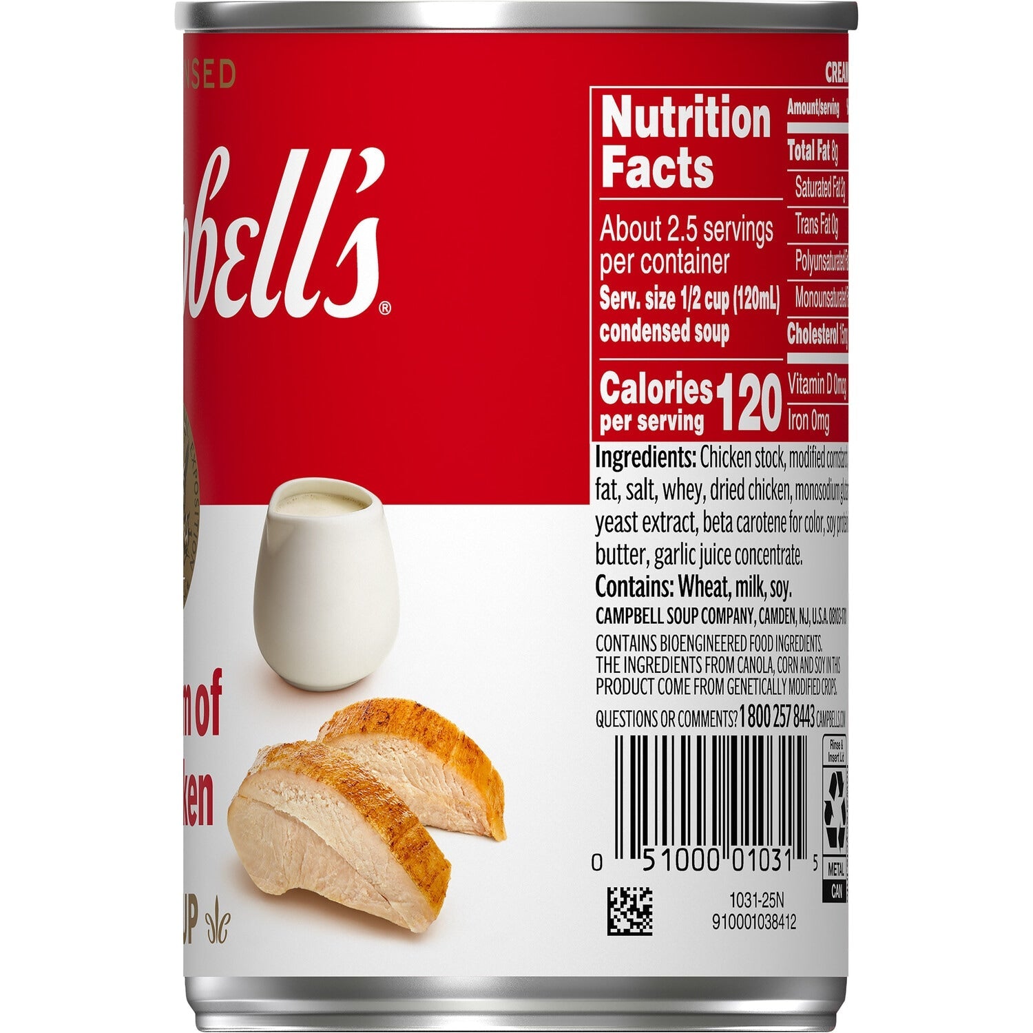 Campbell's Condensed Cream of Chicken Soup, 10.5-oz. Cans