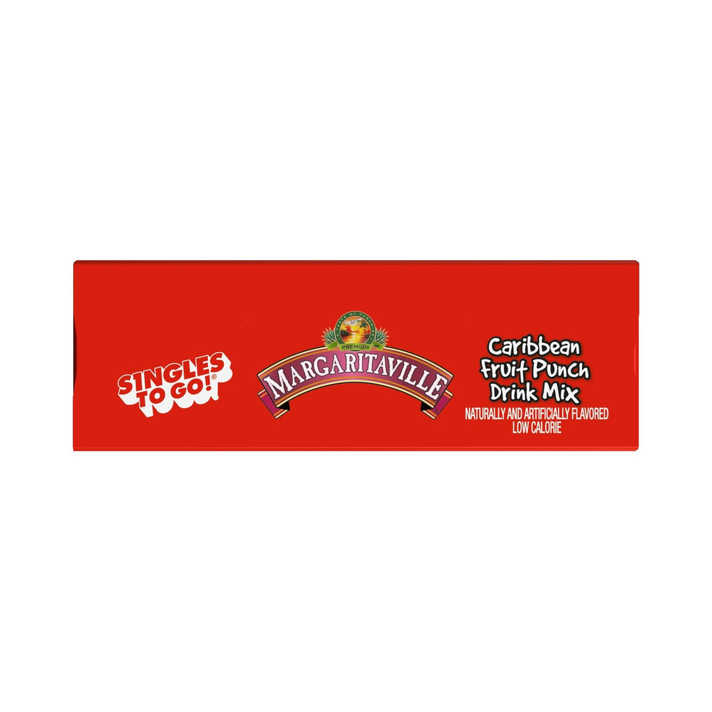 Margaritaville Zero Sugar Caribbean Fruit Punch Drink Mix, 6-pc Pack.