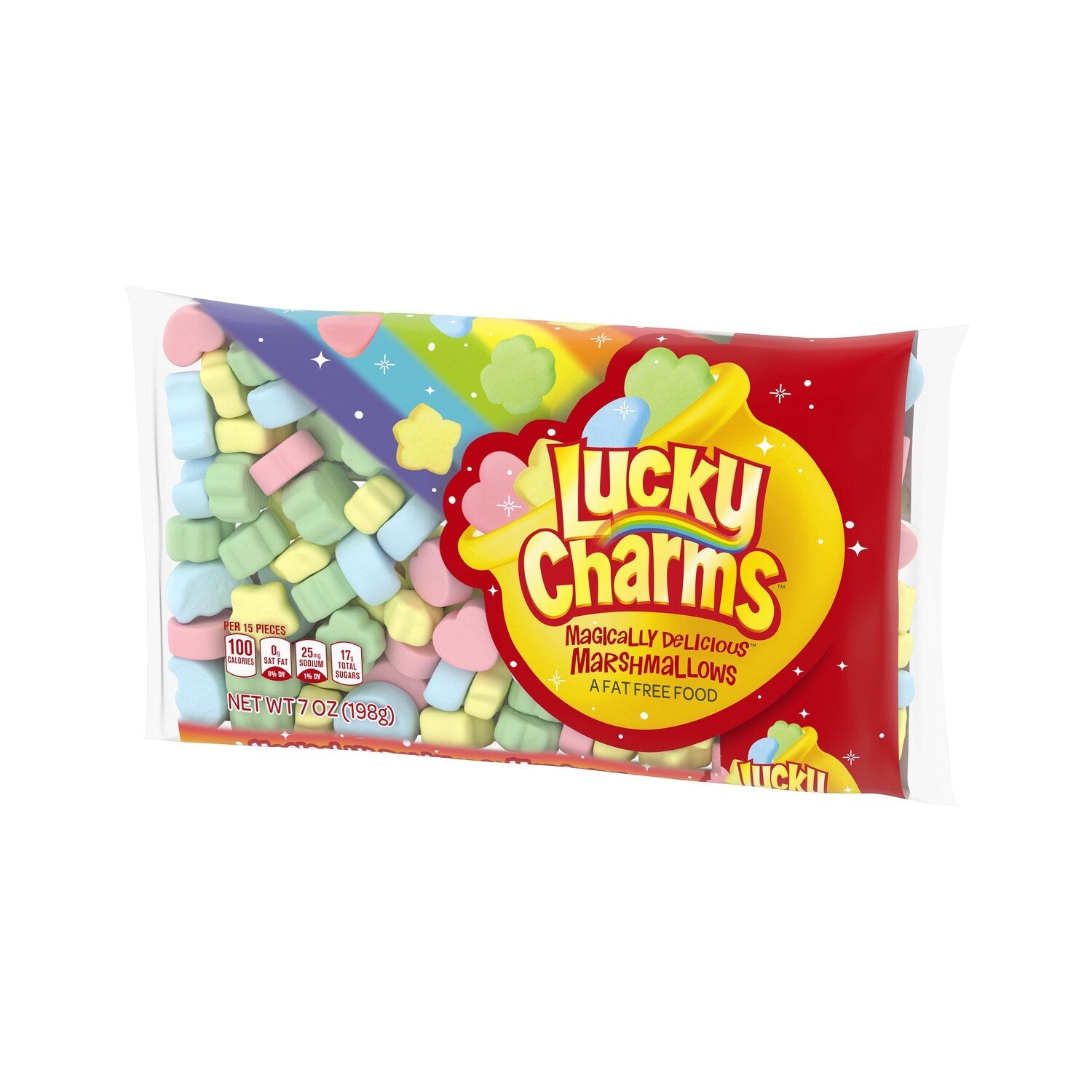 Jet-Puffed Lucky Charms Shaped Magically Delicious Marshmallows, 7-oz. Bag