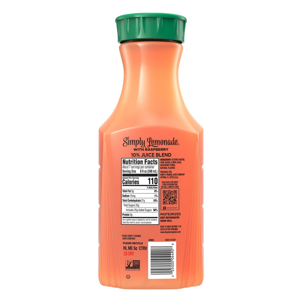 Simply Lemonade with Raspberry Juice, 1-ct.
