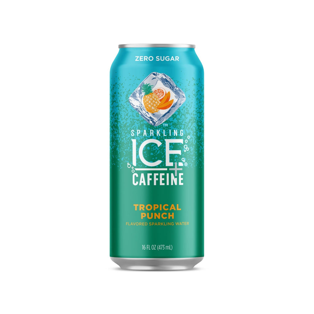 Sparkling Ice  Caffeine Zero Sugar Sparkling Water - Tropical Punch, 16 oz.