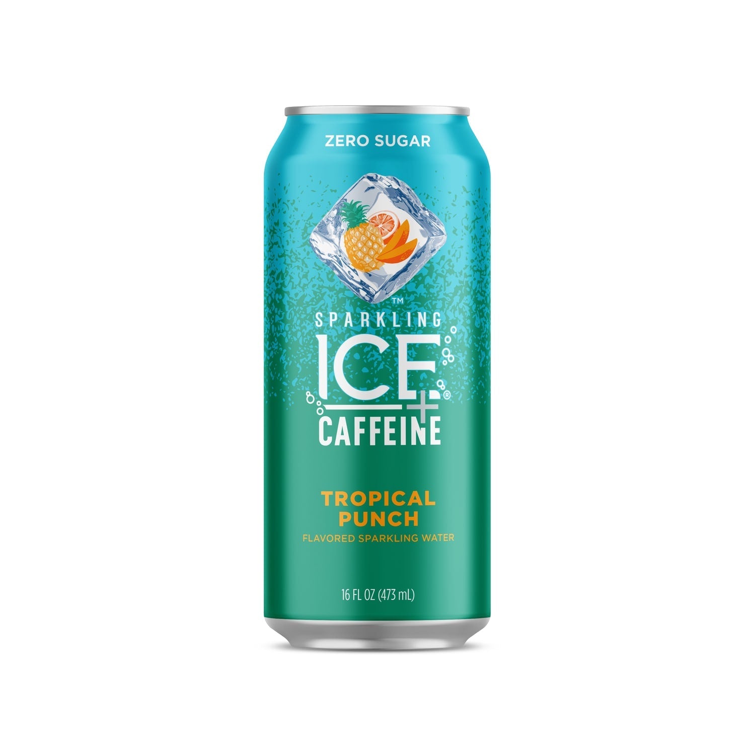 Sparkling Ice  Caffeine Zero Sugar Sparkling Water - Tropical Punch, 16 oz.