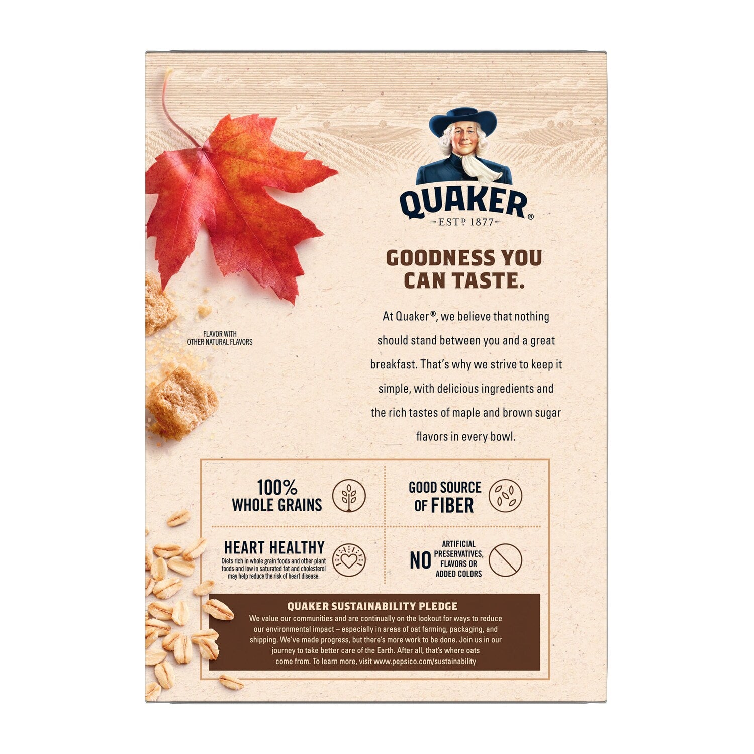 Quaker Instant Oatmeal Maple &amp; Brown Sugar, 7-ct. Pack