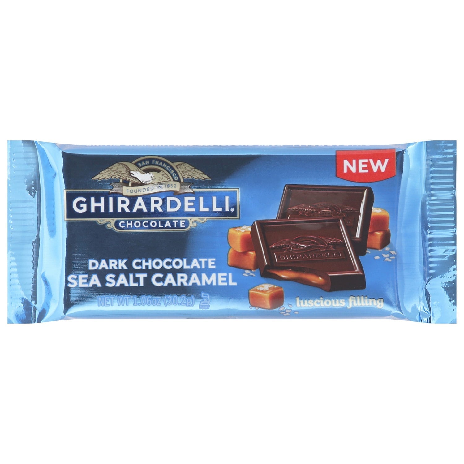 Ghirardelli Sea Salt Caramel Dark Chocolate, 1-ct.