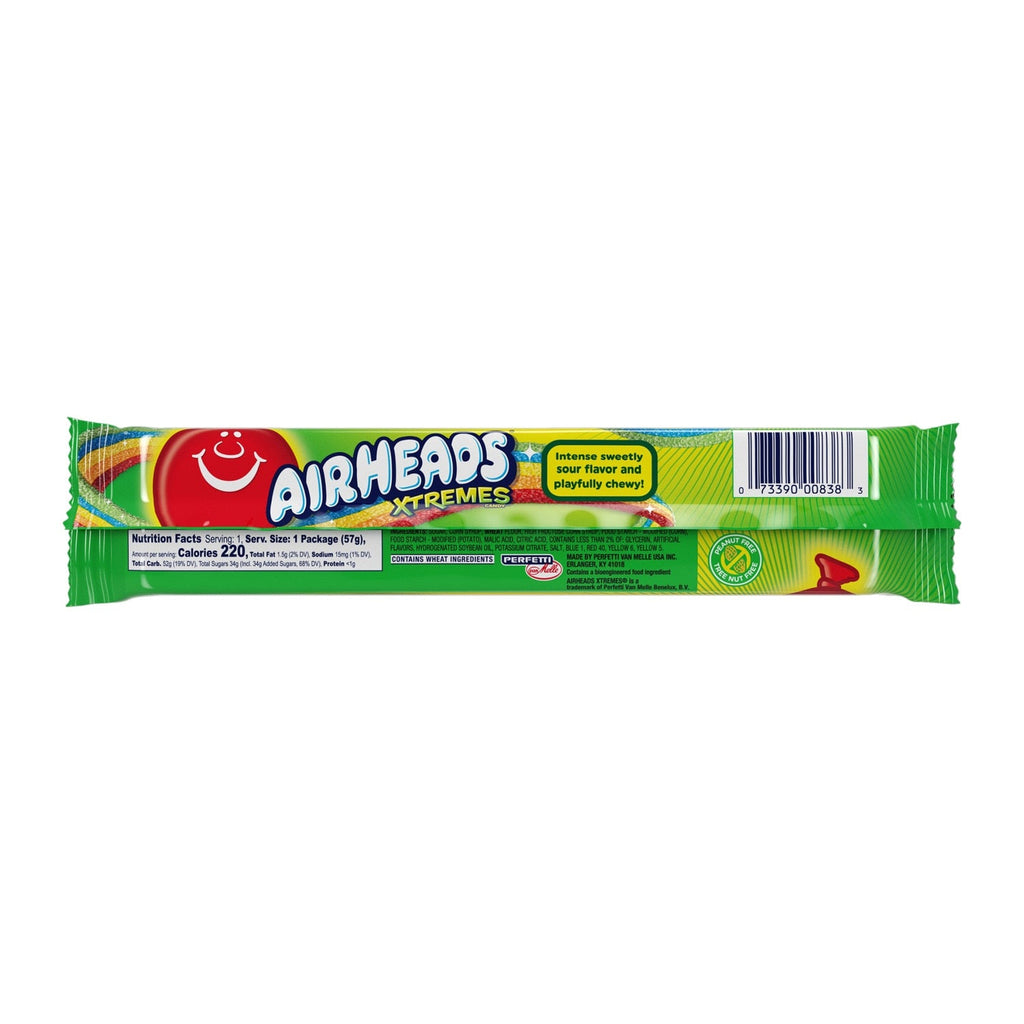 Airheads Xtremes Rainbow Berry Belts, 2 oz. Pack