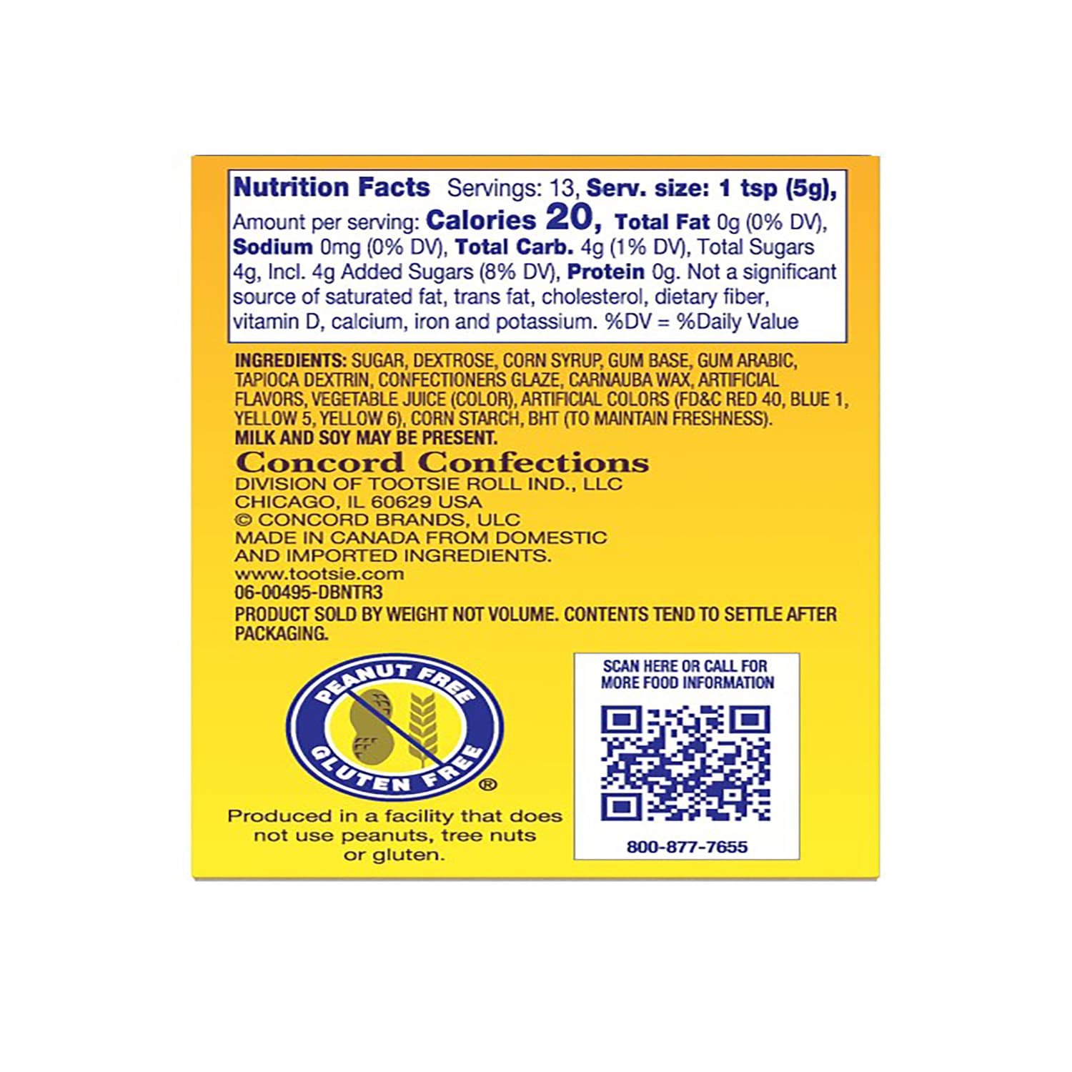 Dubble Bubble Bits And Pieces Bubble Gum Candy, 1-ct.