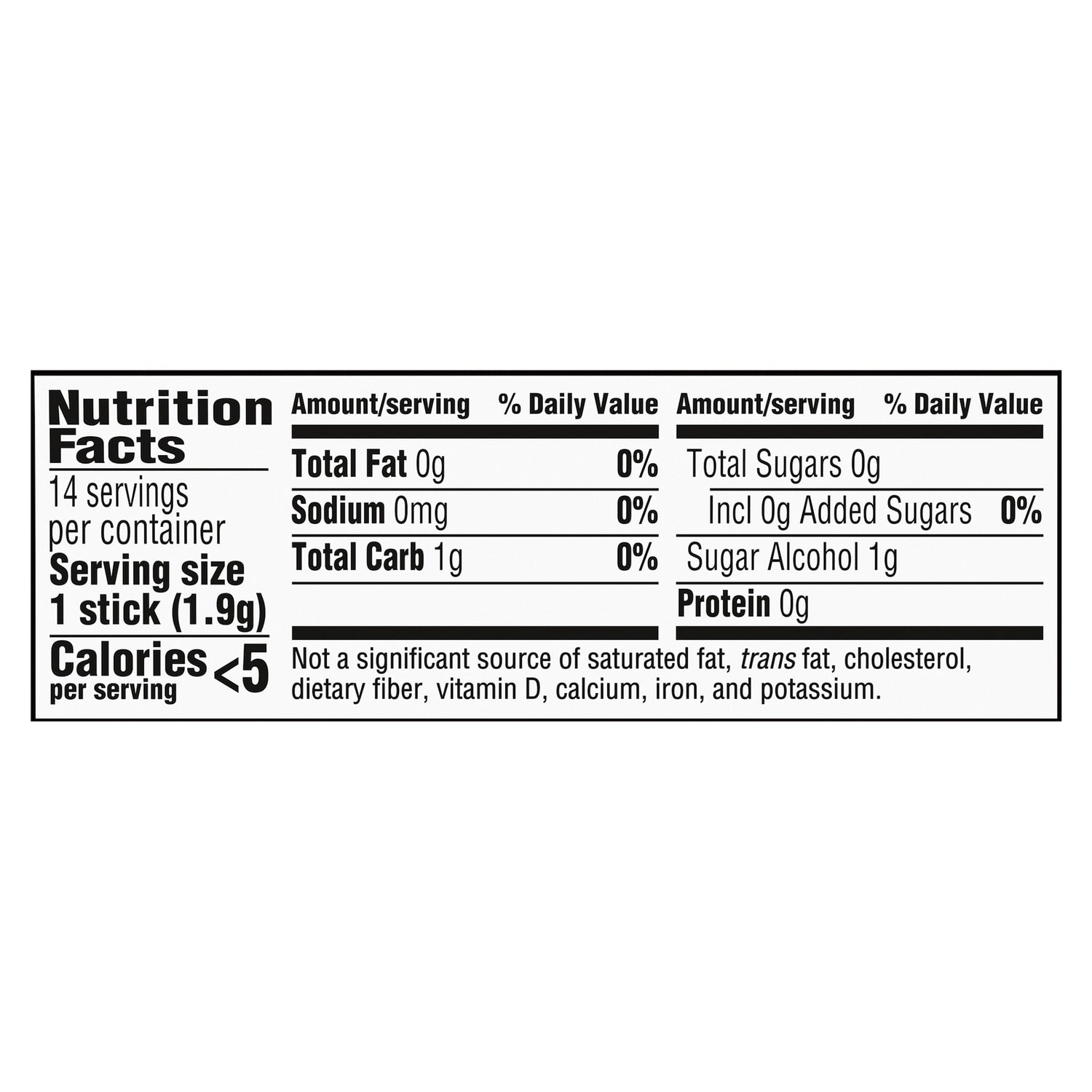 Trident Sugar Free Gum - Cinnamon, 14-pc. Packs