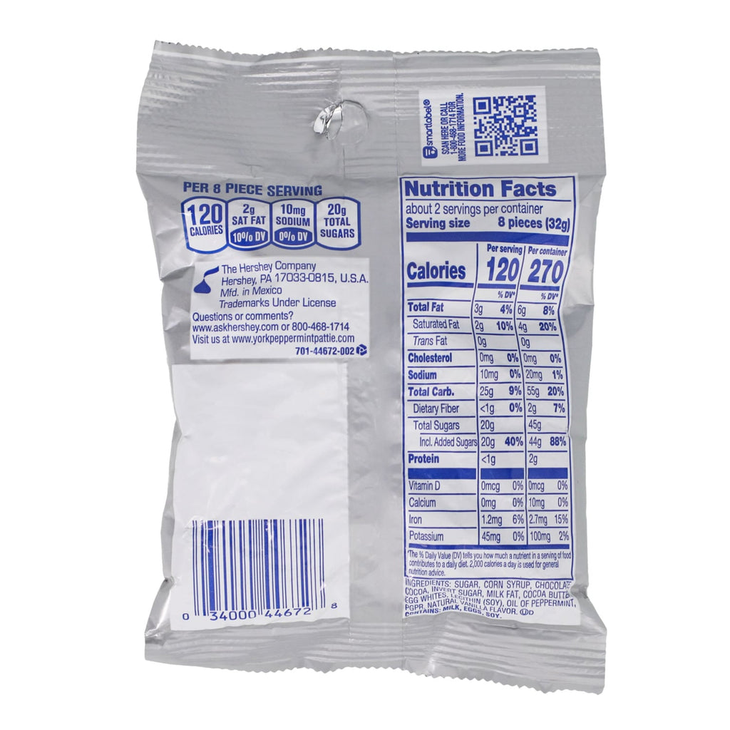 York Minis Unwrapped Peppermint Patties, 1-ct.