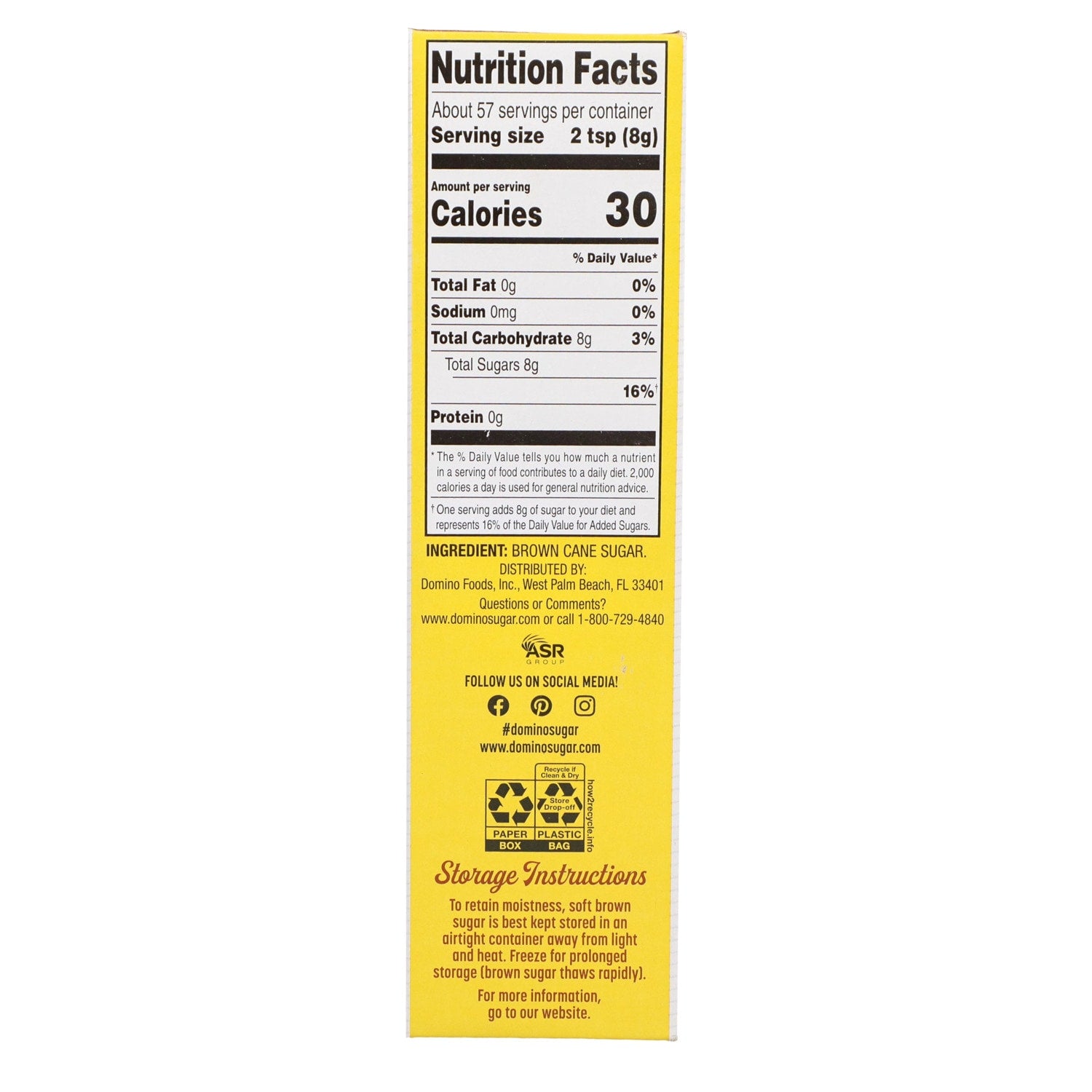 Domino Granulated Sugar, 1-lb. Boxes